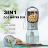 3-in-1 Portable Pet Water Bottle & Food Feeder