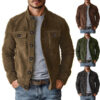 Men's Casual Vintage Motorcycle Bomber Jacket