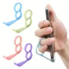 phone grip holder universal desktop mount finger ring support rotating phone bracket for universal compatibility portable car