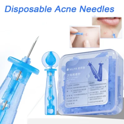 Disposable Acne Needles Blackhead Remover Kit, Beauty Skin Care Tool for Pimples & Fat Granules