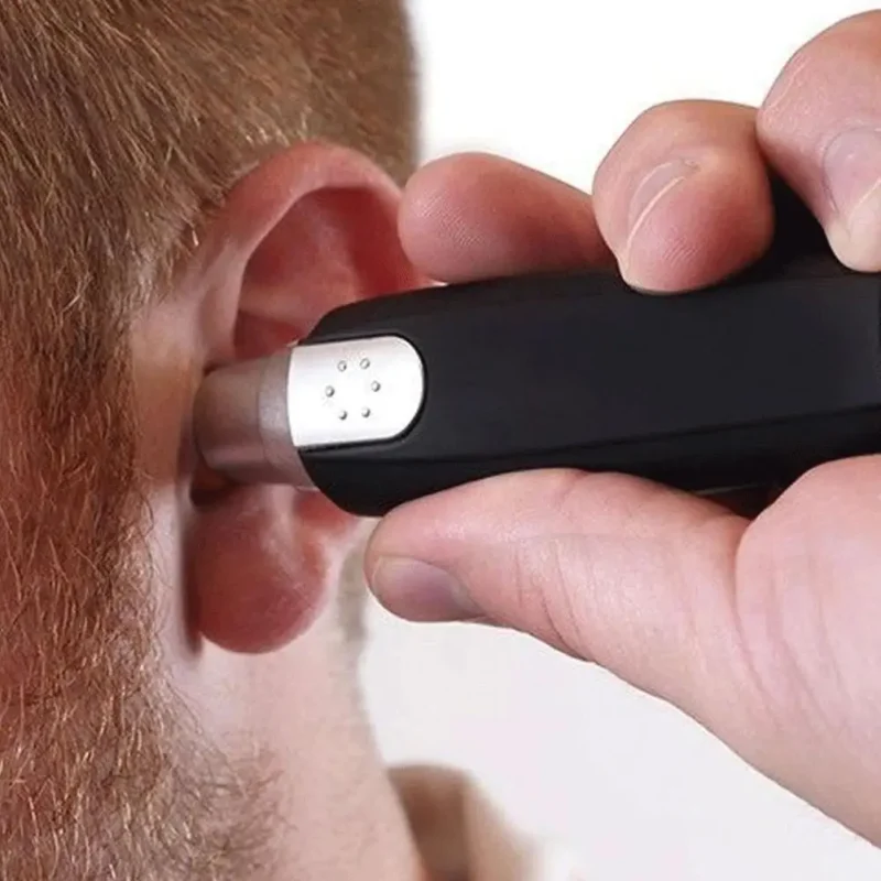 new electric nose hair trimmer ear face eyebrow hair clean trimmer house home men women nose hair nose remover face care tool