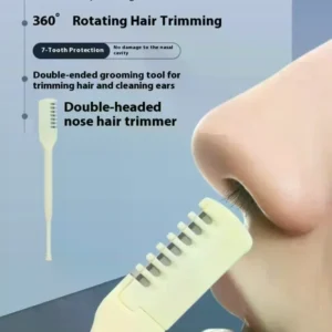 5/10pcs 360°Rotating Nose Hair Trimmer (Manual) Unisex Nose Hair Trimmer +Eyebrow Thinning And Trimming 2-in-1 Tool​