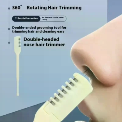 5/10pcs 360°Rotating Nose Hair Trimmer (Manual) Unisex Nose Hair Trimmer +Eyebrow Thinning And Trimming 2-in-1 Tool​