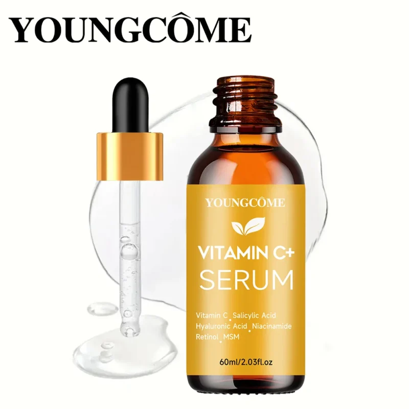  vitamin c+serum wrinkle remover face serum lifting firm fade fine line anti aging essence whitening brighten nourish skin care