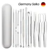 acne blackhead removal needles stainless steel black spot blemish pimple removal needle deep cleansing tool face skin care kit