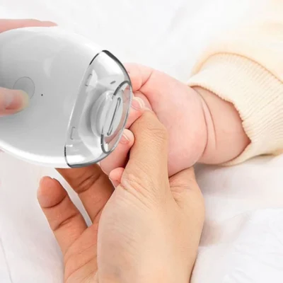 2 IN 1 Electric Nail Clipper Cutter With LED Light Automatic Nail Grinder Trimmer For Baby Adult Mini Manicure Tools Nail Care