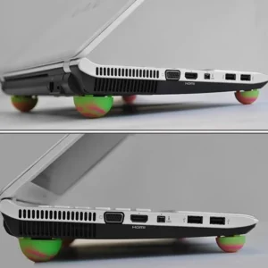 4Pcs/Set Silicone Laptop Cooling Ball Pad Notebook Portable Cooler Stand Feet Skidproof Pad Heat Reduction Suppllies Tools