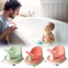 baby bathtub seat is safe non slip and suitable for newborn adorable shower seats for children aged 6 18 months bath accessories