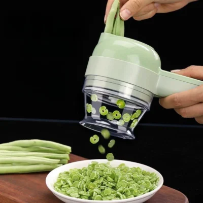 Electric Vegetable Cutter Multifunctional Food Processor Hand-Held Mini Fruit Meat Grinder and USB Chopper Kitchen Accessories