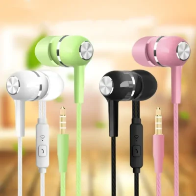 REAZOBI Mobile Wired Headphones Sport Earphone In Ear 3.5 Sport Earbuds Headset Music Earphones for Phones Gaming Headset