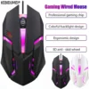 usb wired gaming mouse 5000 dpi 3 buttons silent mause backlit professional gamer mice ergonomic computer mouse for pc laptop