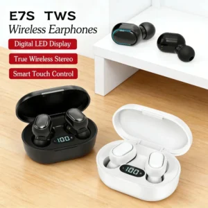 Original E7S Wireless Bluetooth Headset with Mic LED Display Earbuds TWS Earphone Bluetooth Headphones