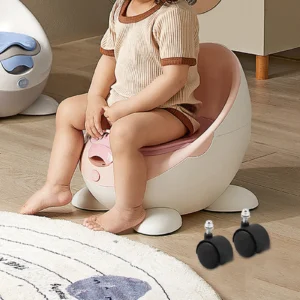 2Pcs Plastic Baby Bath Seat Wheels Universal Caster Wheels for Baby Chairs Electric Heater Compatible Temperature Maintaining