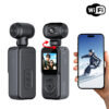 4K Dual-Lens Panoramic Sports Action Camera